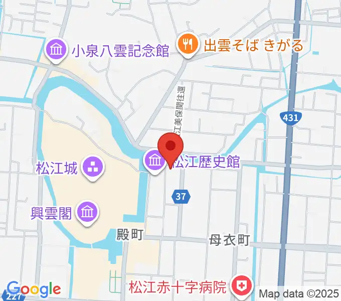 松江ホーランエンヤ伝承館の地図