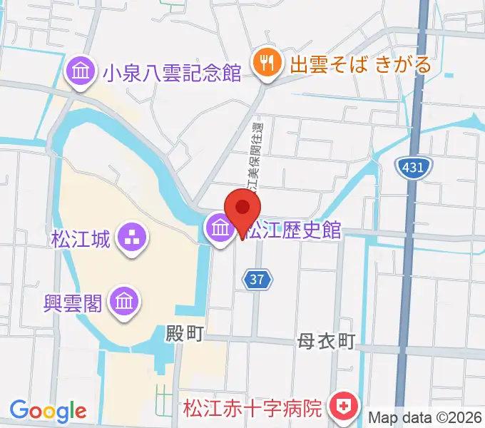 松江ホーランエンヤ伝承館の地図