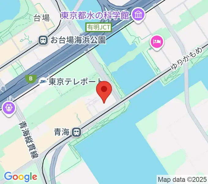 adidas スポーツパークの地図