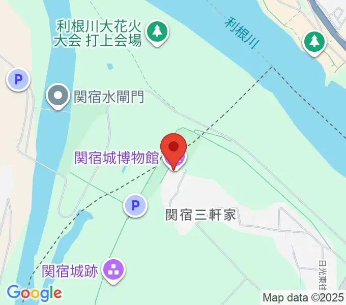 千葉県立関宿城博物館の地図