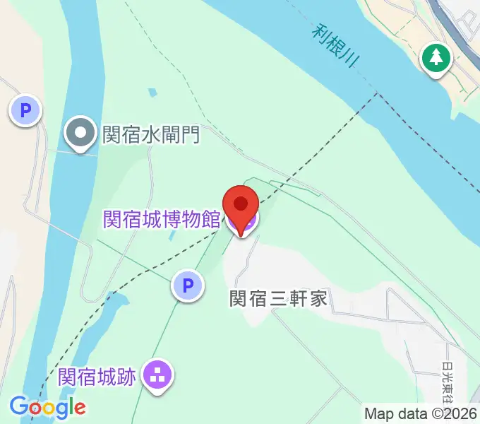 千葉県立関宿城博物館の地図