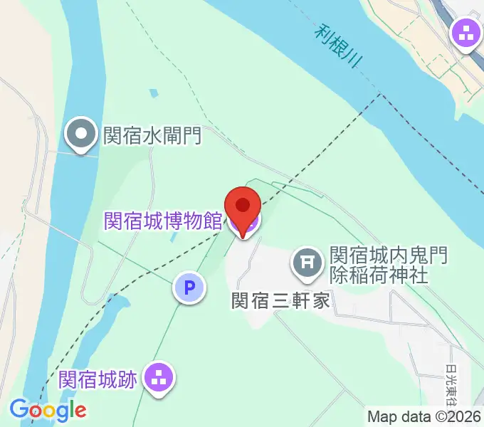 千葉県立関宿城博物館の地図