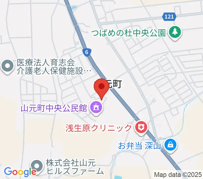 山元町歴史民俗資料館の地図