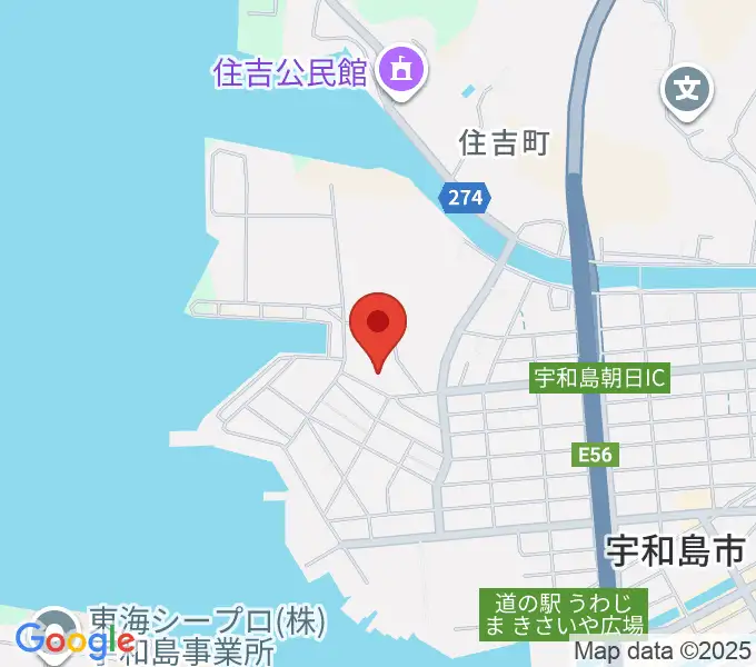 宇和島市立歴史資料館の地図