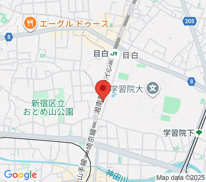 切手の博物館の地図