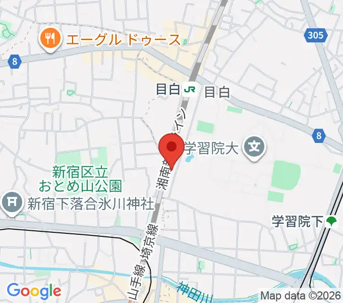 切手の博物館の地図