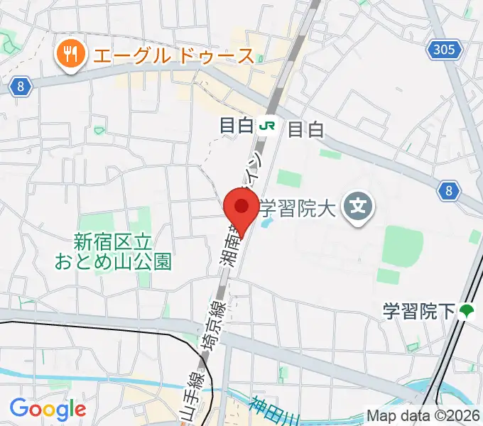 切手の博物館の地図