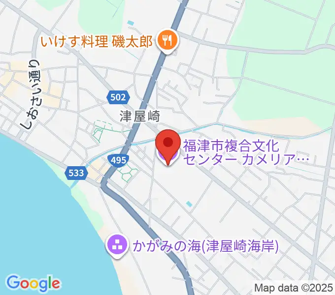 福津市カメリアステージ歴史資料館の地図