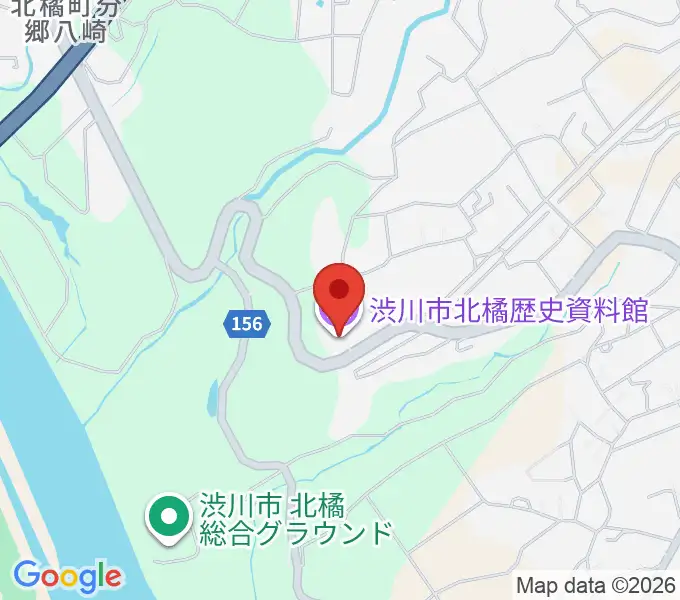 渋川市北橘歴史資料館の地図