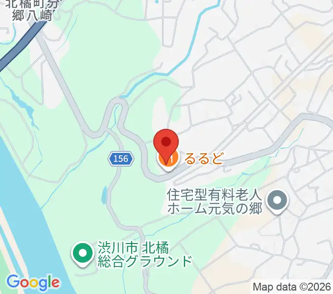 渋川市北橘歴史資料館の地図