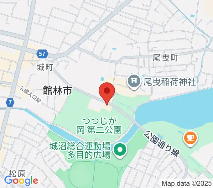 田山花袋記念文学館の地図