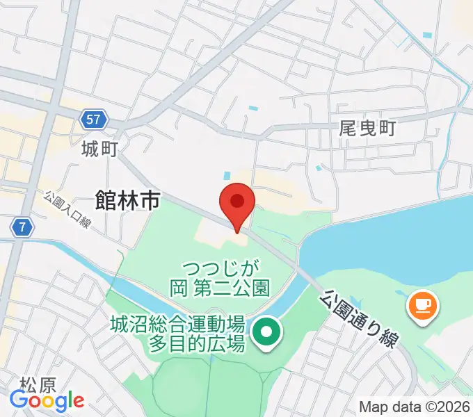 田山花袋記念文学館の地図