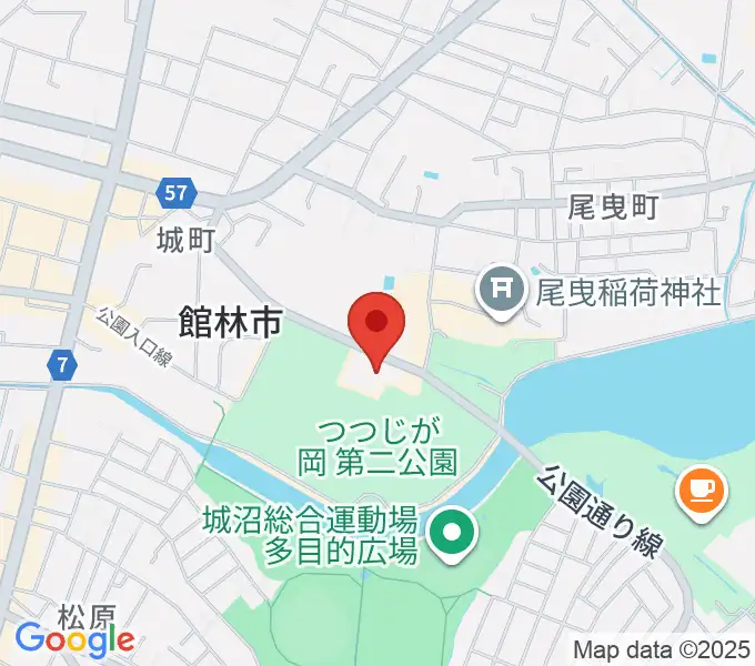 向井千秋記念子ども科学館の地図
