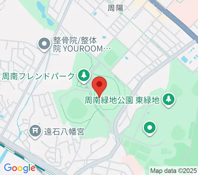 レイズネクスト周南総合競技場の地図