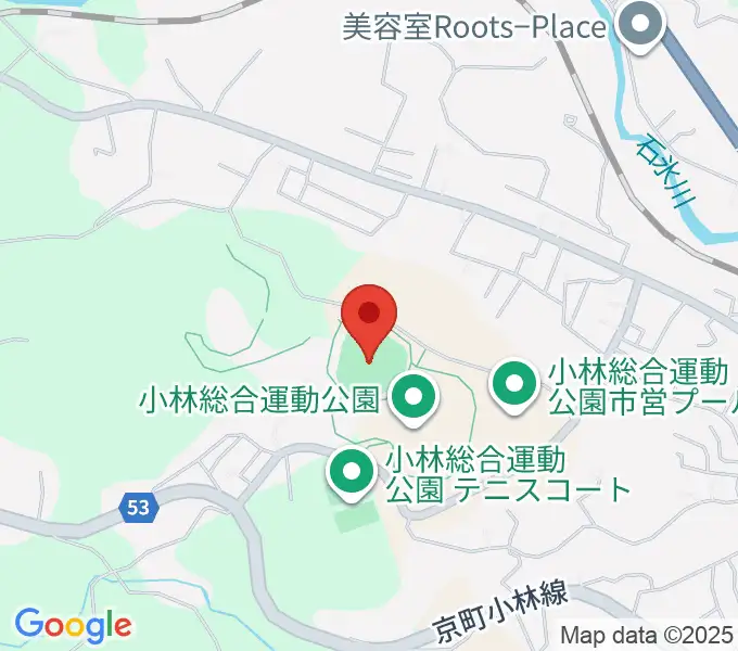 ひいらぎ野球場の地図