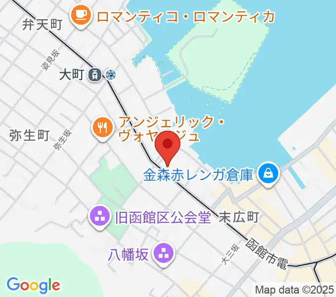 函館市北方民族資料館の地図