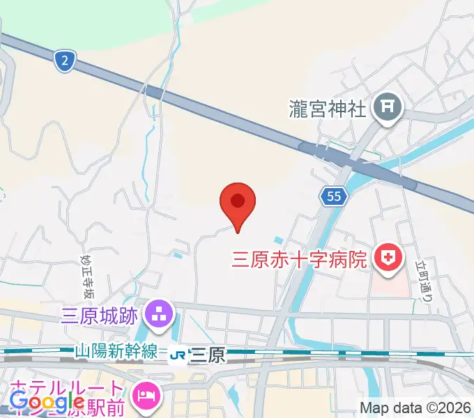 三原市歴史民俗資料館の地図
