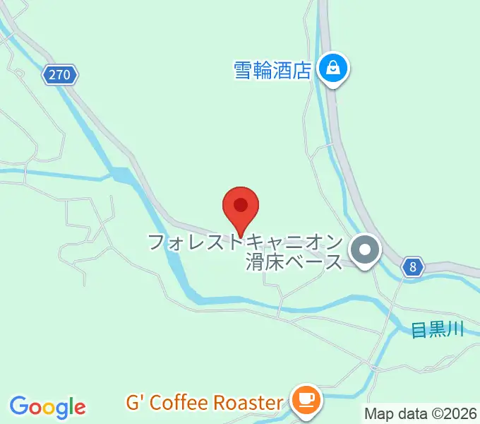 目黒ふるさと館の地図