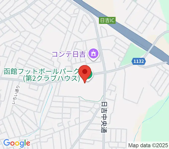 うみしんフットボールパークの地図
