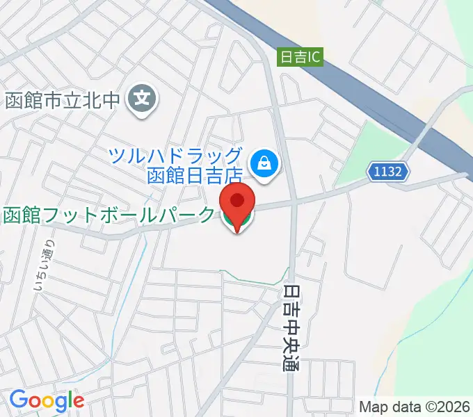 うみしんフットボールパークの地図