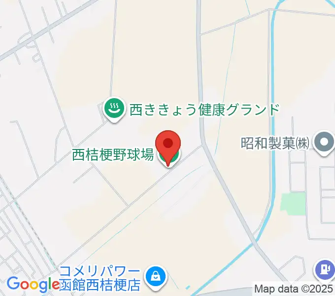 どさんこパワースタジアムの地図