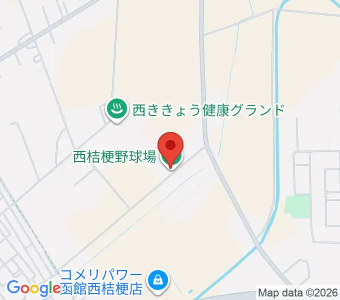 どさんこパワースタジアムの地図
