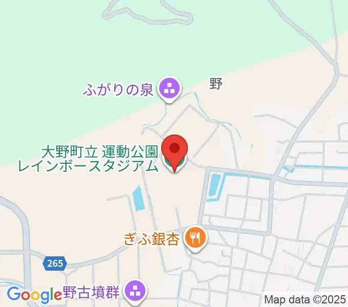弘光舎レインボースタジアムの地図