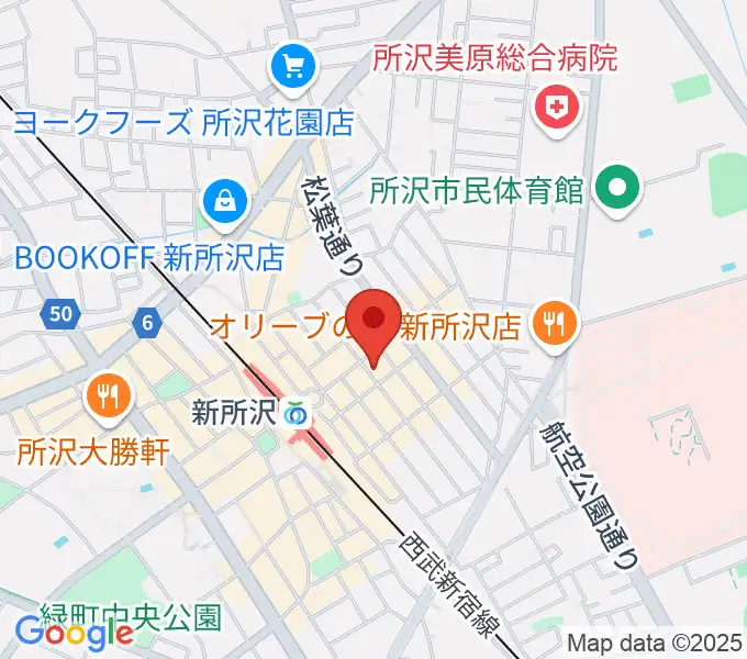 スタジオネイブの地図