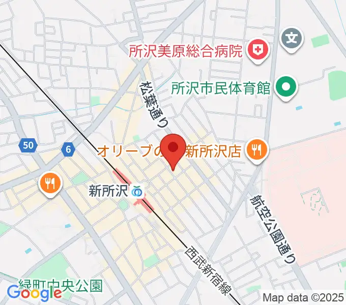 スタジオネイブの地図