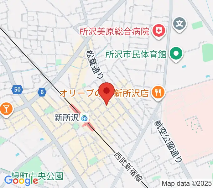 スタジオネイブの地図