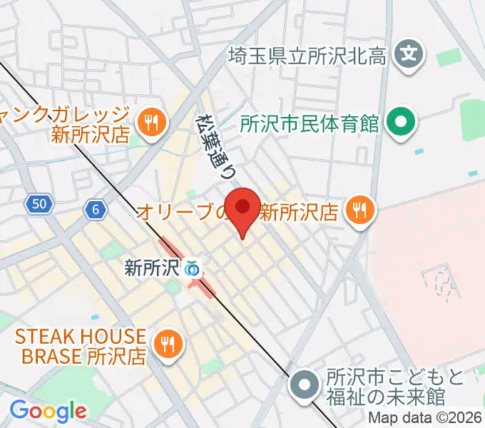 スタジオネイブの地図
