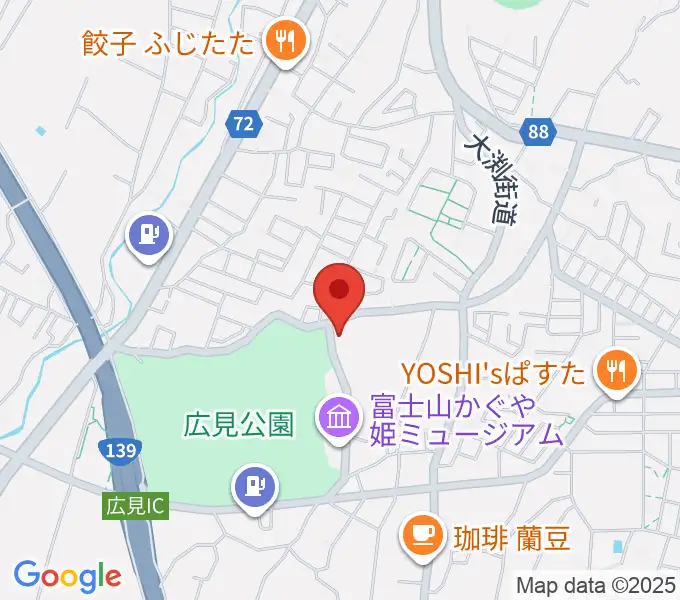 富士市歴史民俗資料館の地図