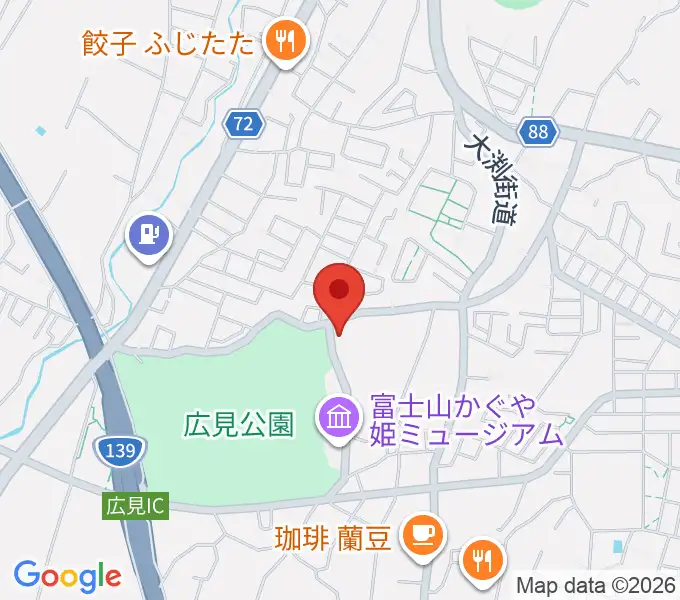 富士市歴史民俗資料館の地図