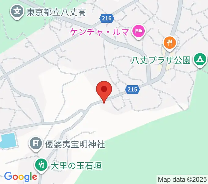 八丈島歴史民俗資料館の地図
