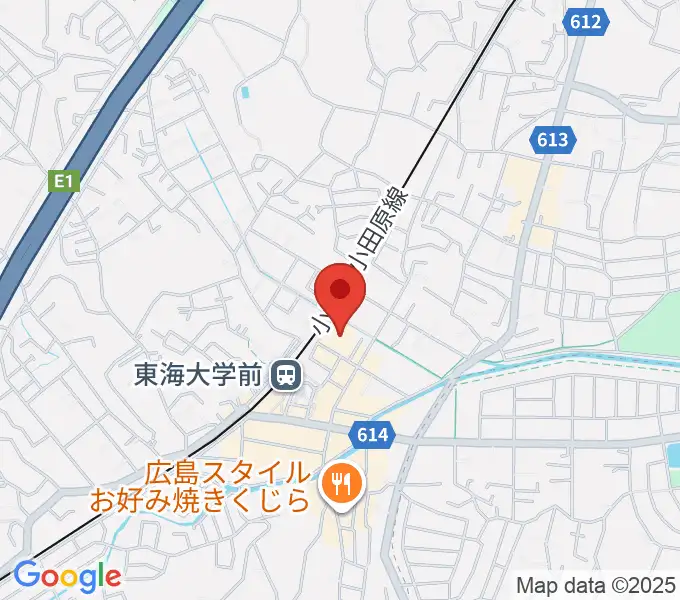 タウンニュースホールの地図