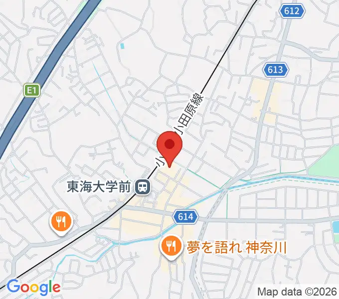 タウンニュースホールの地図