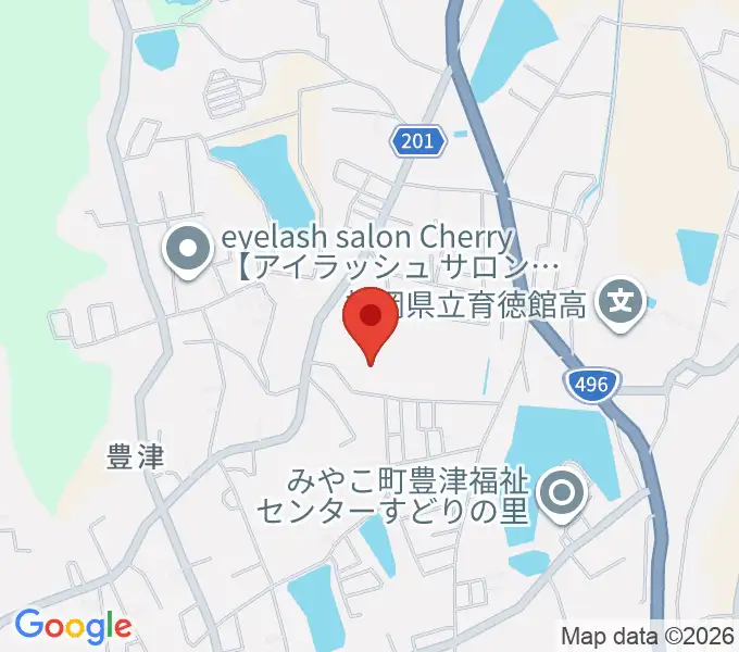 みやこ町歴史民俗博物館の地図