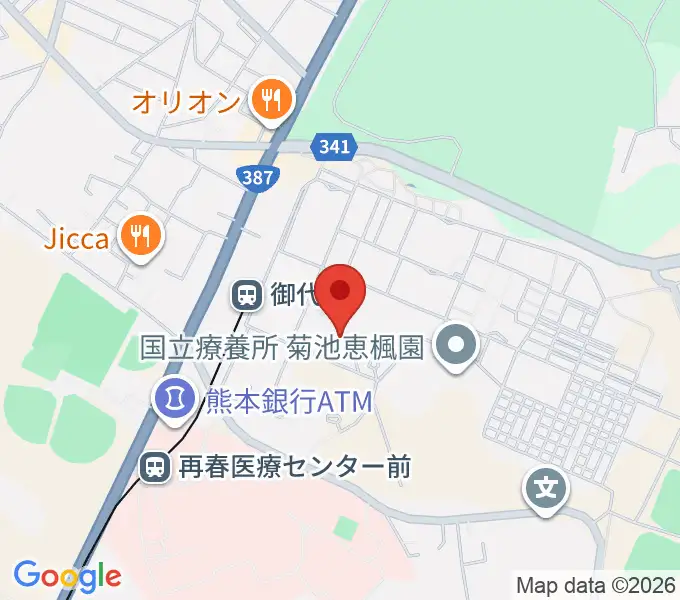菊池恵楓園歴史資料館の地図