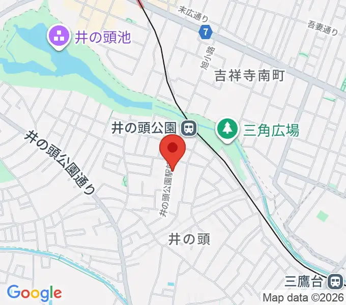 岩村ピアノ教室の地図