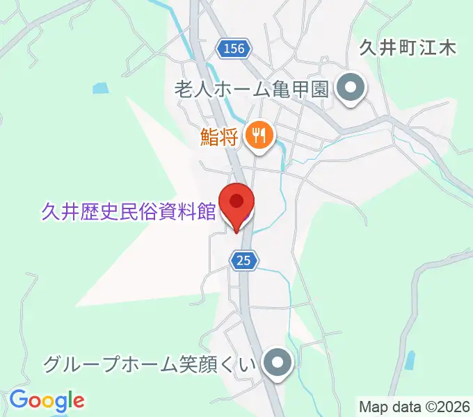 三原市久井歴史民俗資料館の地図