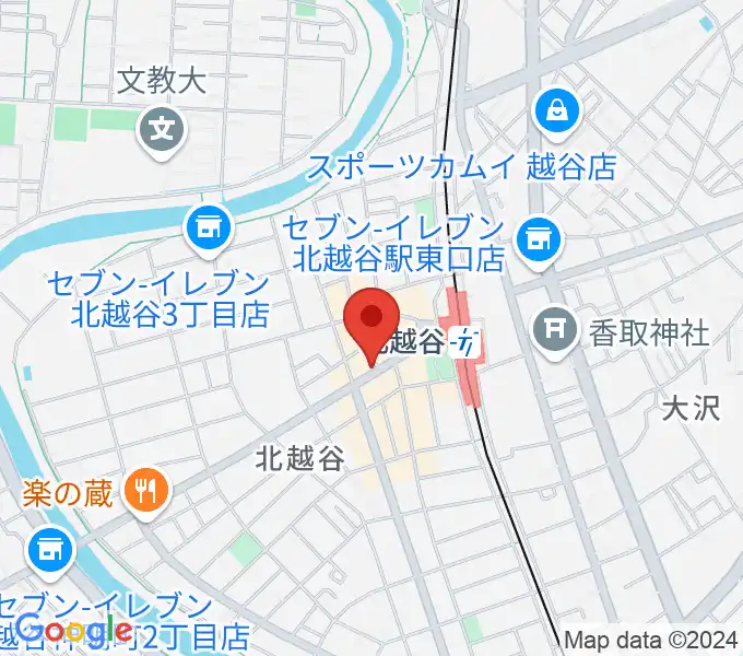 サウンドスタジオ・グレゴリの地図