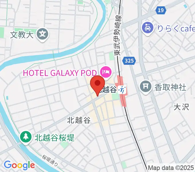 サウンドスタジオ・グレゴリの地図
