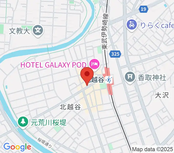 サウンドスタジオ・グレゴリの地図