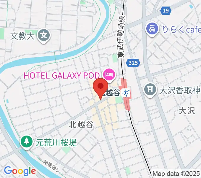 サウンドスタジオ・グレゴリの地図