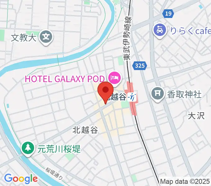 サウンドスタジオ・グレゴリの地図