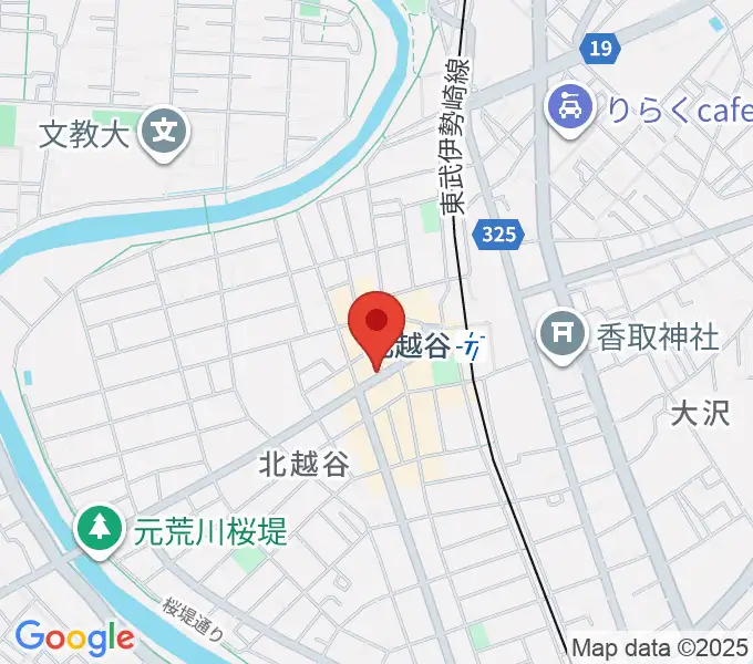 サウンドスタジオ・グレゴリの地図