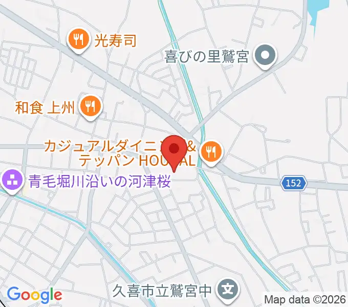 久喜市立郷土資料館の地図