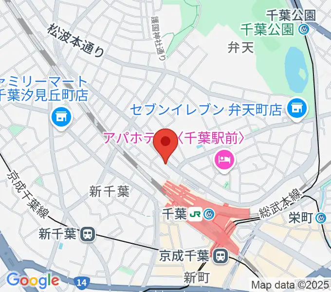 サウンドスタジオラパンの地図