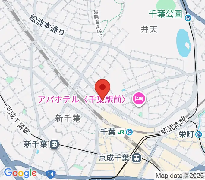 サウンドスタジオラパンの地図