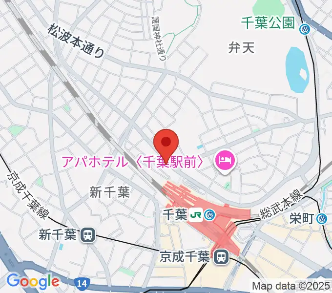 サウンドスタジオラパンの地図